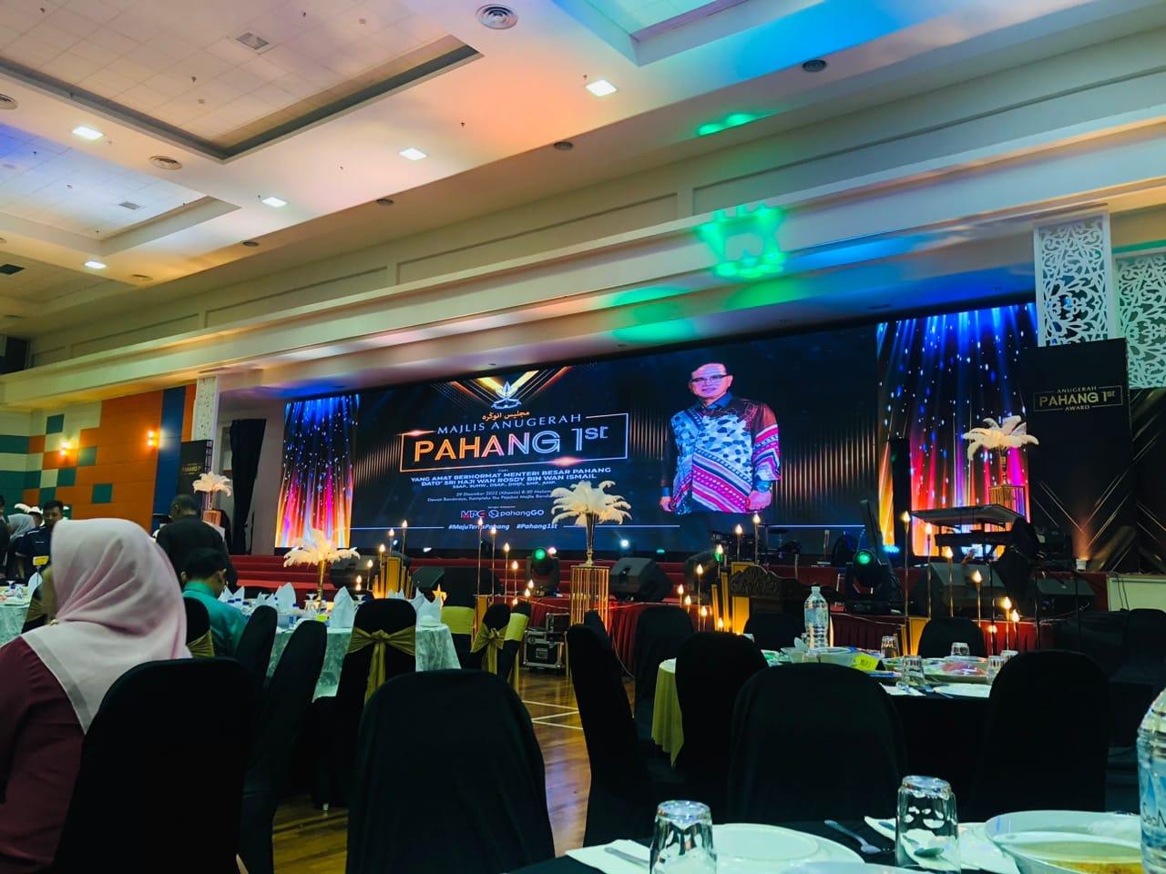 suasana Malam Penganugerahan Pahang !st