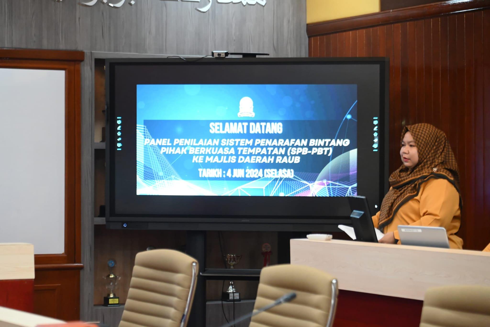PENILAIAN SISTEM PENARAFAN BINTANG PIHAK BERKUASA TEMPATAN (SPB PBT) MAJLIS DAERAH RAUB TAHUN 2024